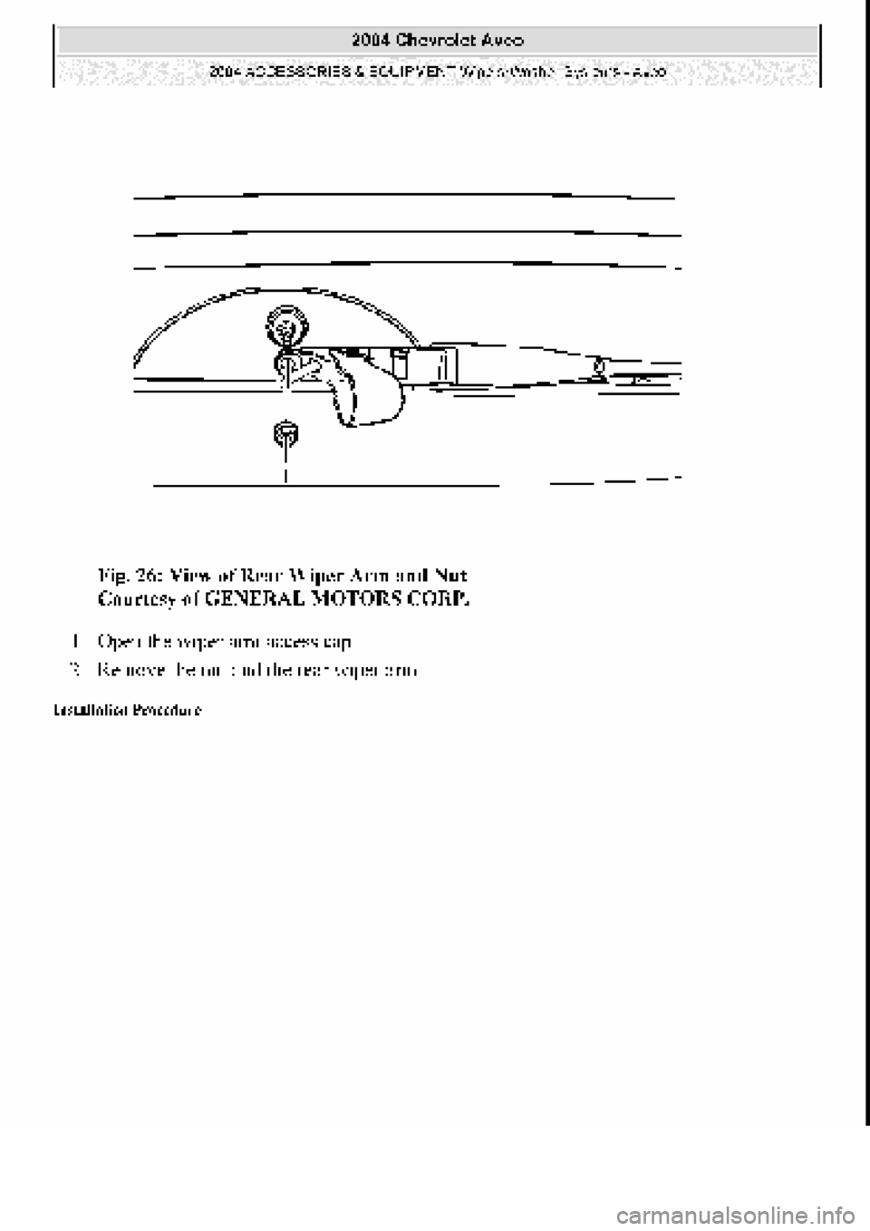 CHEVROLET AVEO 2002 Service Repair Manual CHEVROLET AVEO 2002 Service Repair Manual