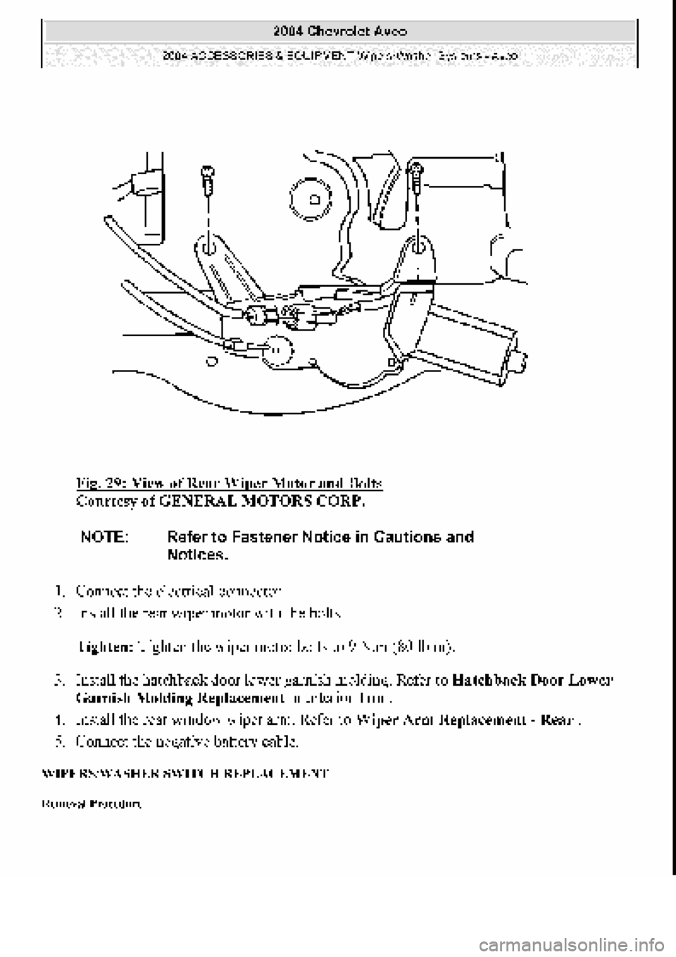 CHEVROLET AVEO 2002 Service Repair Manual CHEVROLET AVEO 2002 Service Repair Manual