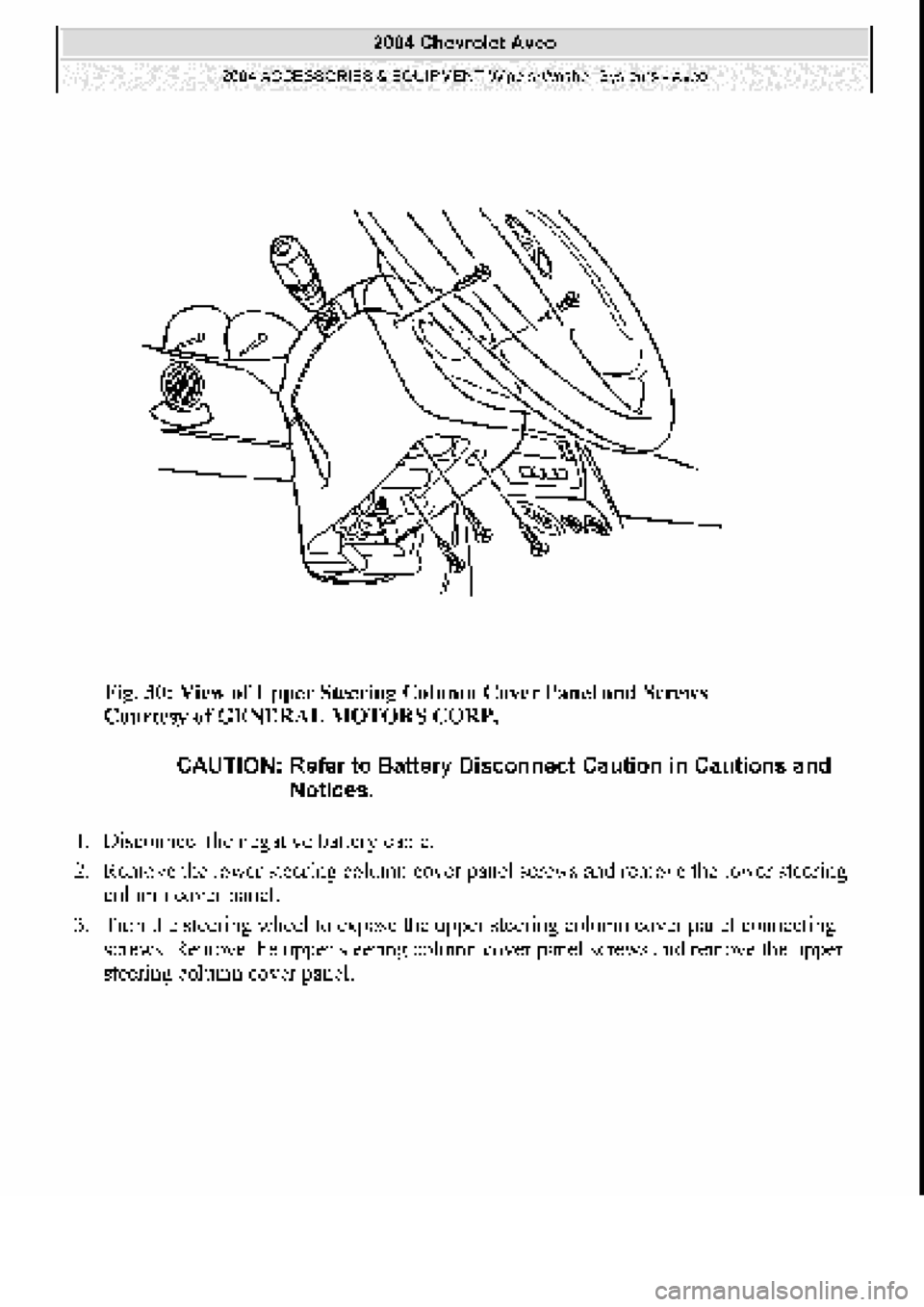 CHEVROLET AVEO 2002 Service Repair Manual CHEVROLET AVEO 2002 Service Repair Manual