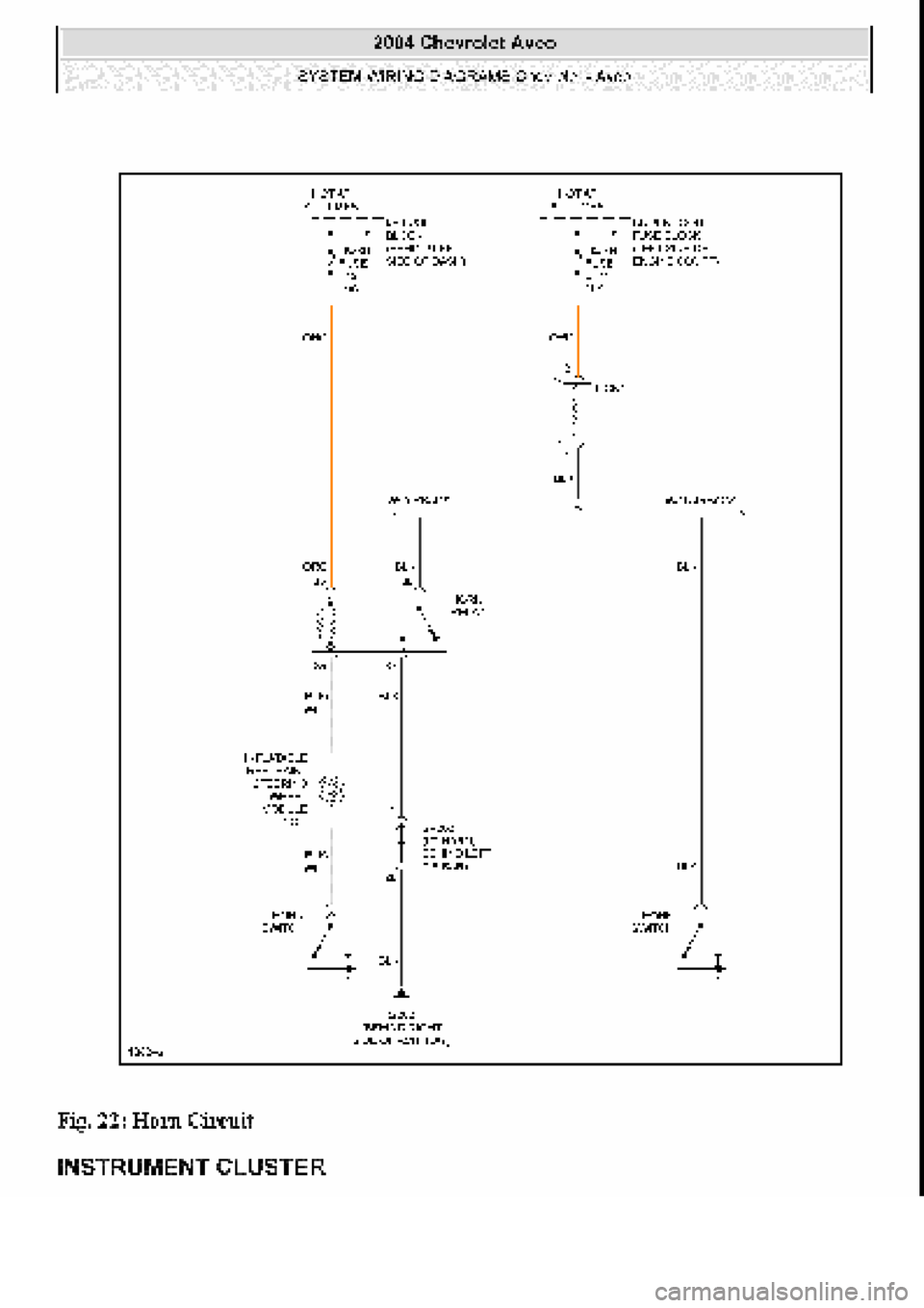 CHEVROLET AVEO 2002  Service Repair Manual 