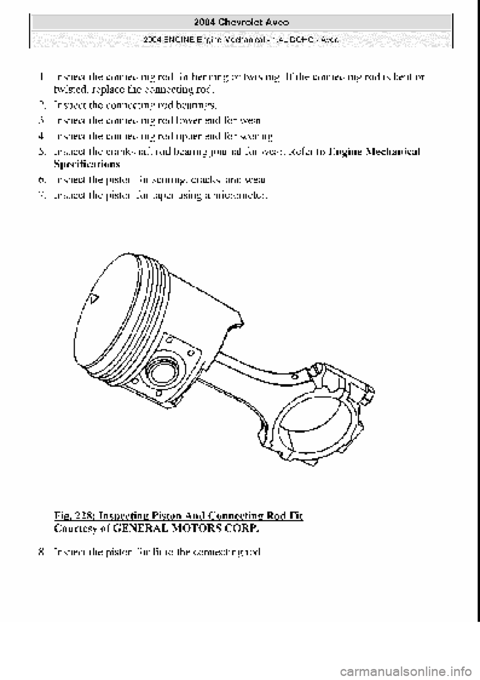 CHEVROLET AVEO 2002 Service Repair Manual CHEVROLET AVEO 2002 Service Repair Manual