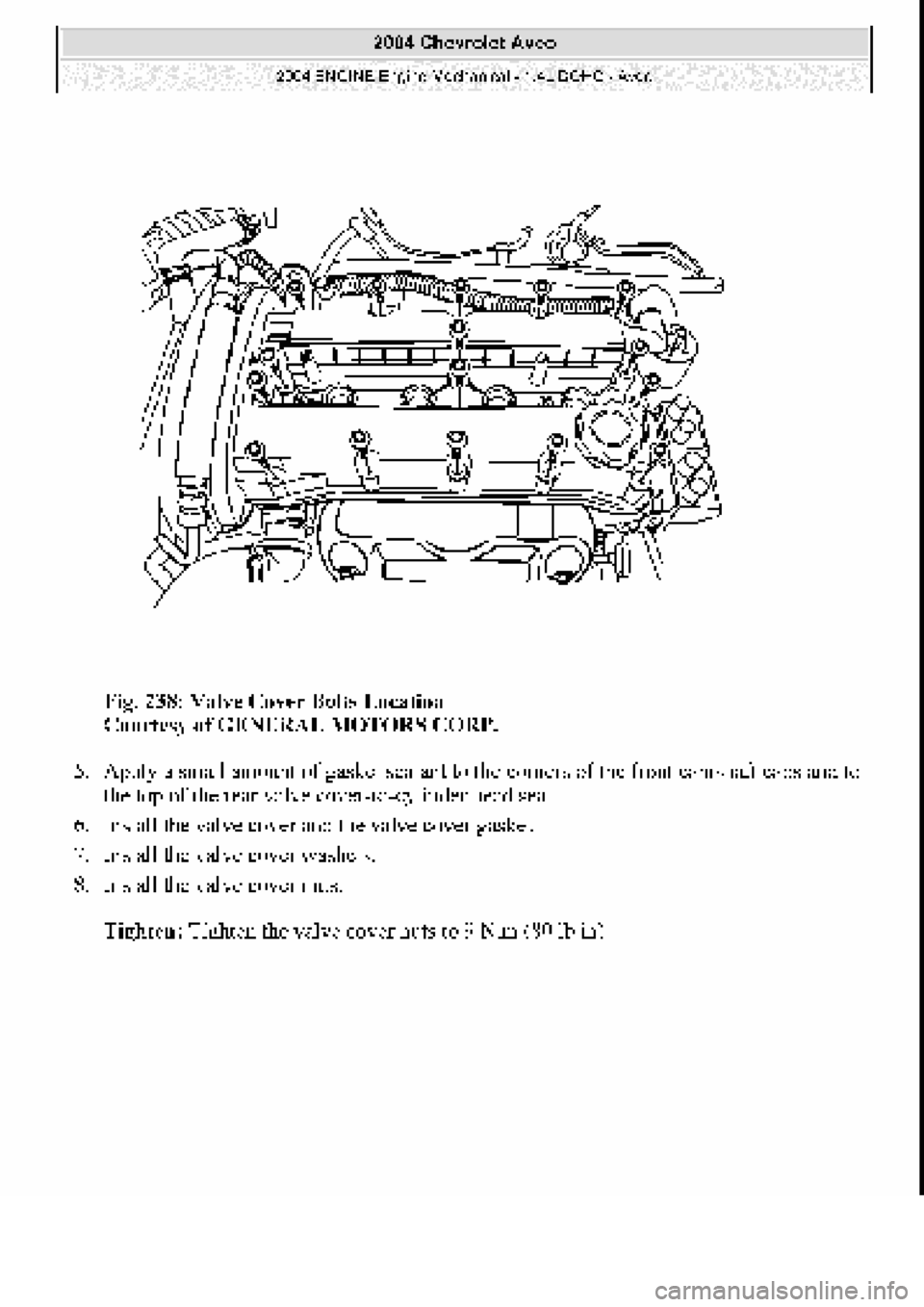 CHEVROLET AVEO 2002 Service Repair Manual CHEVROLET AVEO 2002 Service Repair Manual