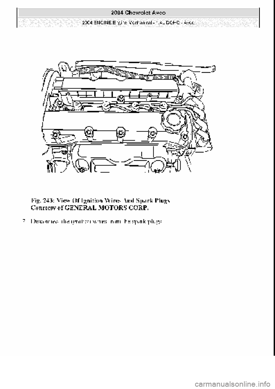 CHEVROLET AVEO 2002 Service Repair Manual CHEVROLET AVEO 2002 Service Repair Manual