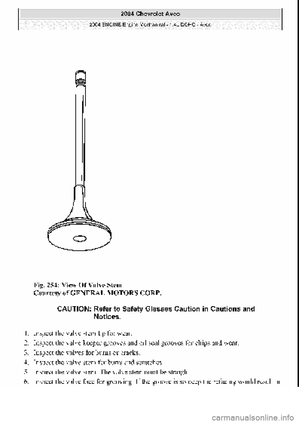 CHEVROLET AVEO 2002 Service Repair Manual CHEVROLET AVEO 2002 Service Repair Manual