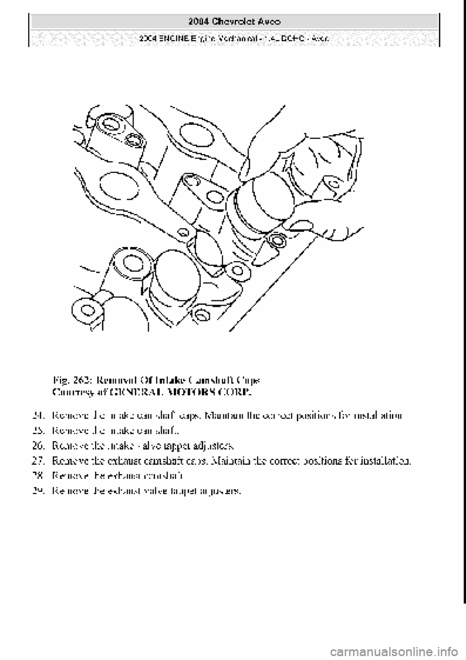 CHEVROLET AVEO 2002 Service Repair Manual CHEVROLET AVEO 2002 Service Repair Manual