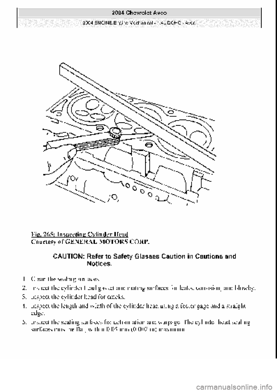 CHEVROLET AVEO 2002 Service Repair Manual CHEVROLET AVEO 2002 Service Repair Manual