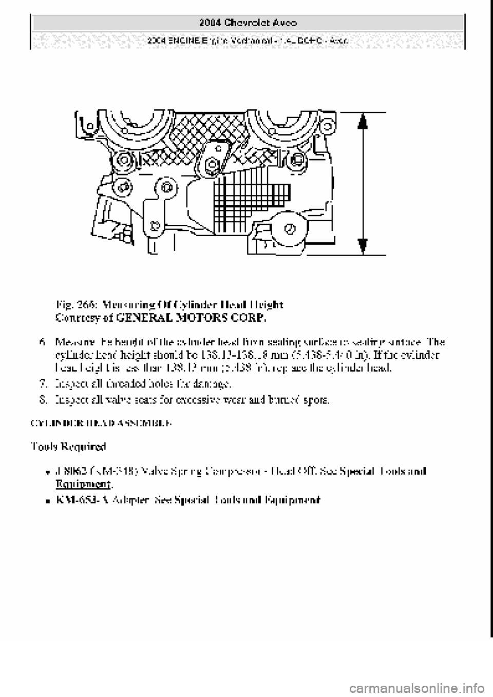 CHEVROLET AVEO 2002 Service Repair Manual CHEVROLET AVEO 2002 Service Repair Manual