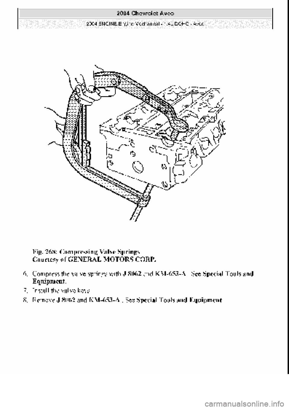 CHEVROLET AVEO 2002 Service Repair Manual CHEVROLET AVEO 2002 Service Repair Manual