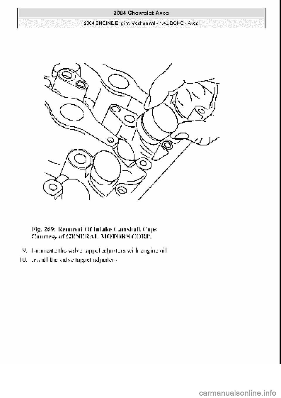 CHEVROLET AVEO 2002 Service Repair Manual CHEVROLET AVEO 2002 Service Repair Manual