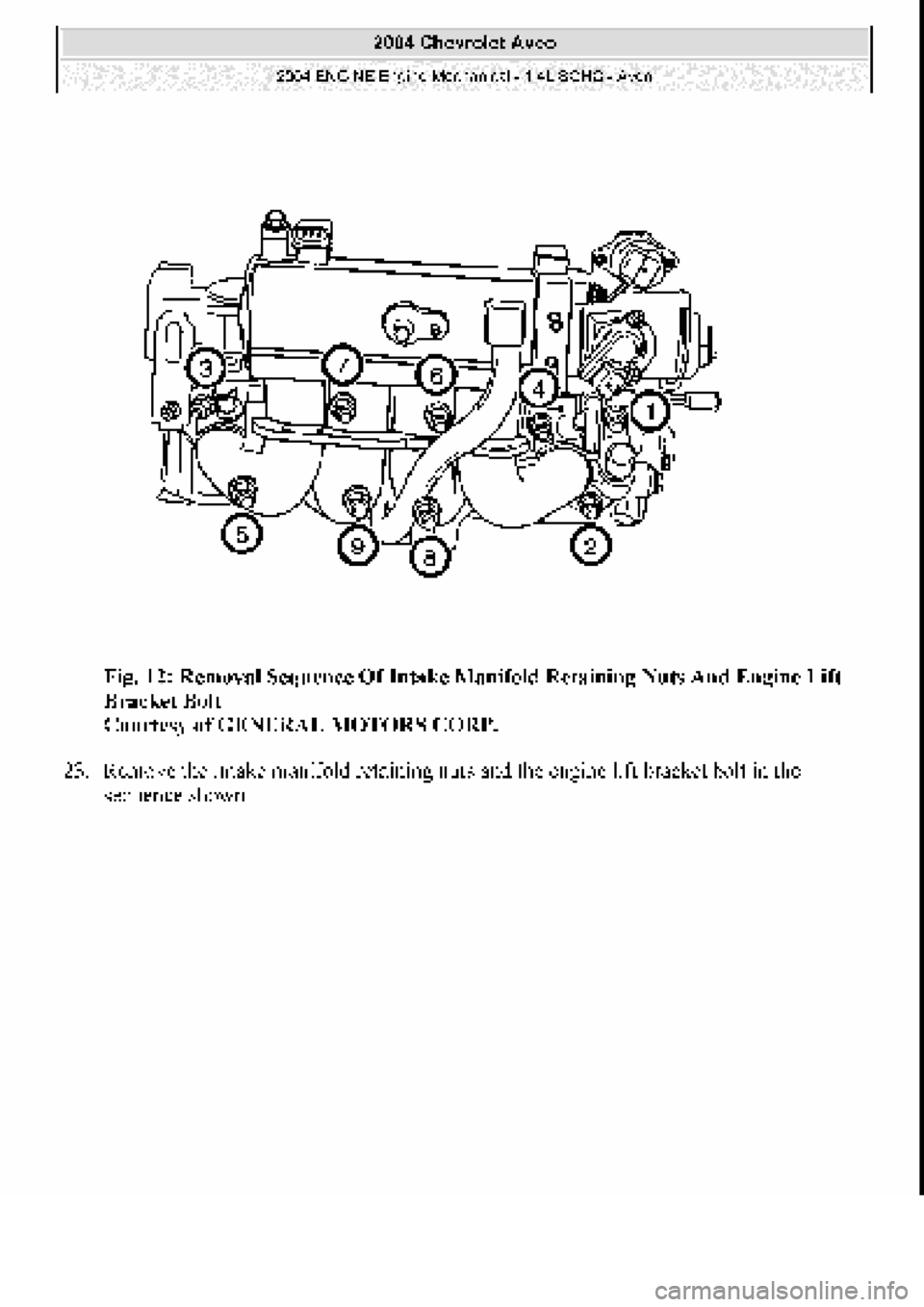 CHEVROLET AVEO 2002  Service Repair Manual 