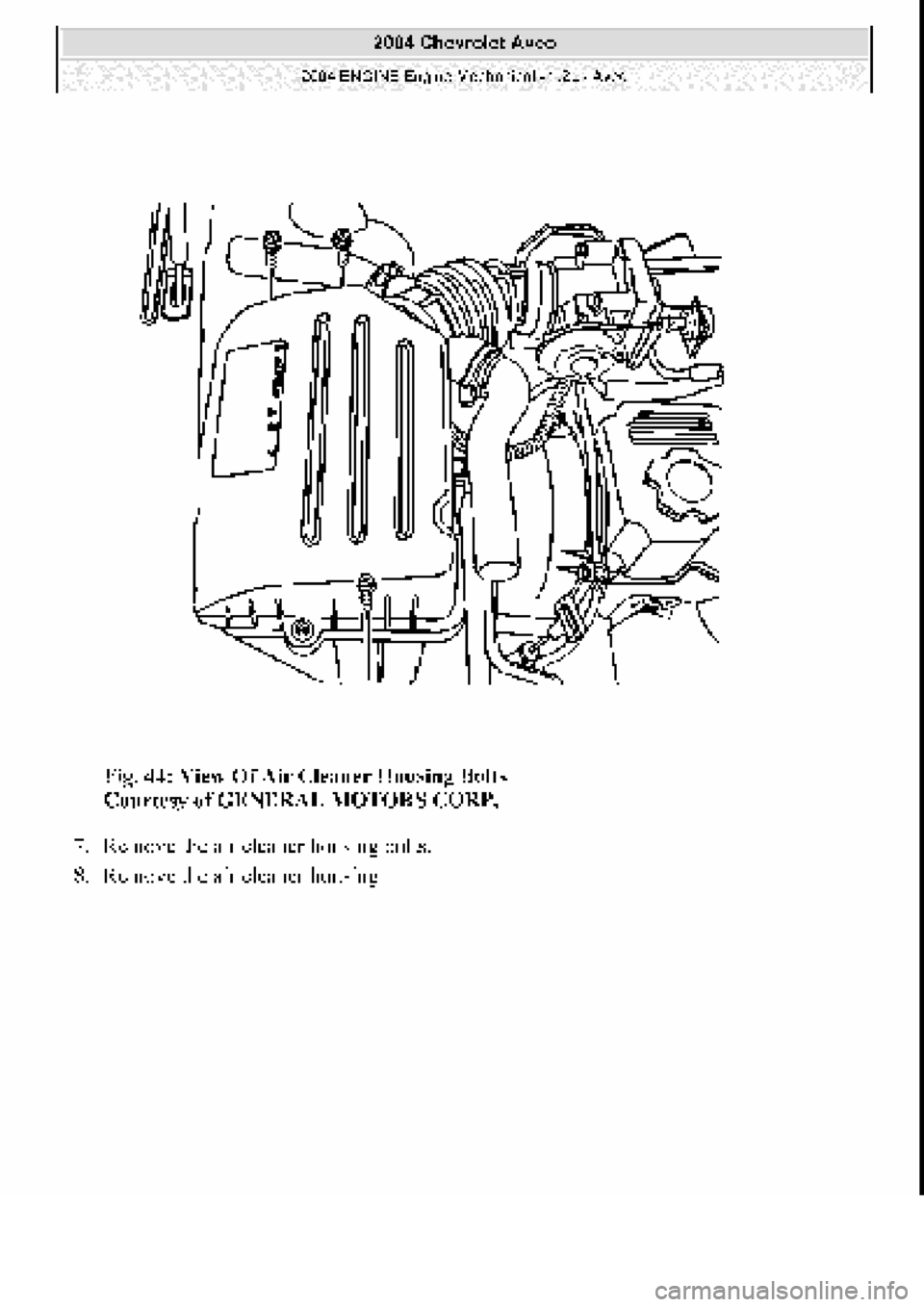 CHEVROLET AVEO 2002 Service Manual PDF CHEVROLET AVEO 2002 Service Manual PDF
