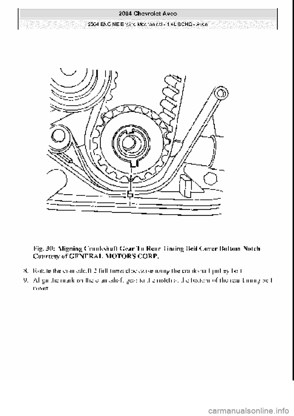 CHEVROLET AVEO 2002  Service Repair Manual 