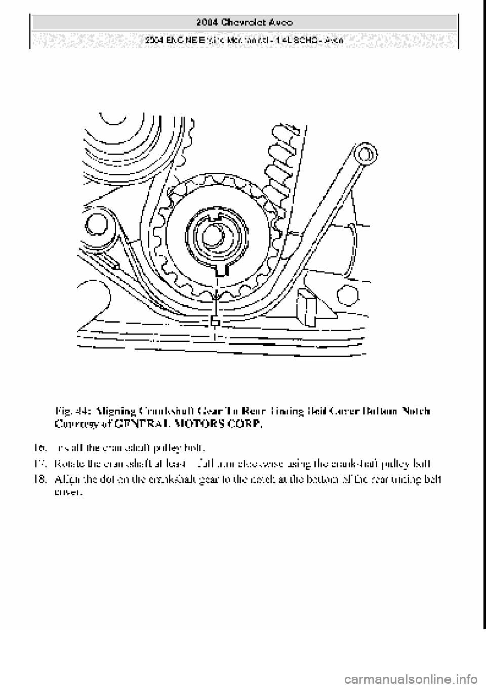 CHEVROLET AVEO 2002 Service Repair Manual CHEVROLET AVEO 2002 Service Repair Manual