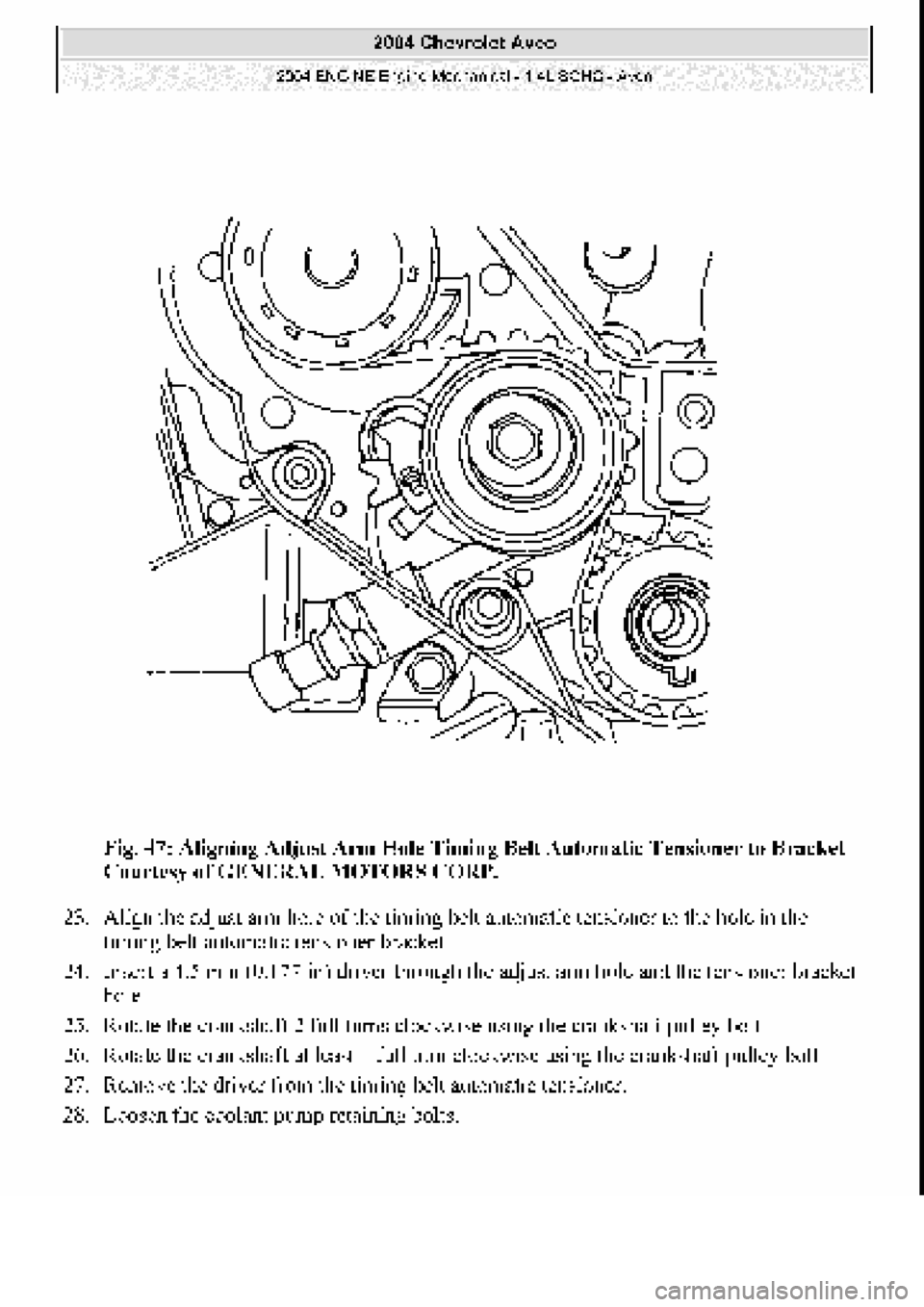 CHEVROLET AVEO 2002 Service Repair Manual CHEVROLET AVEO 2002 Service Repair Manual