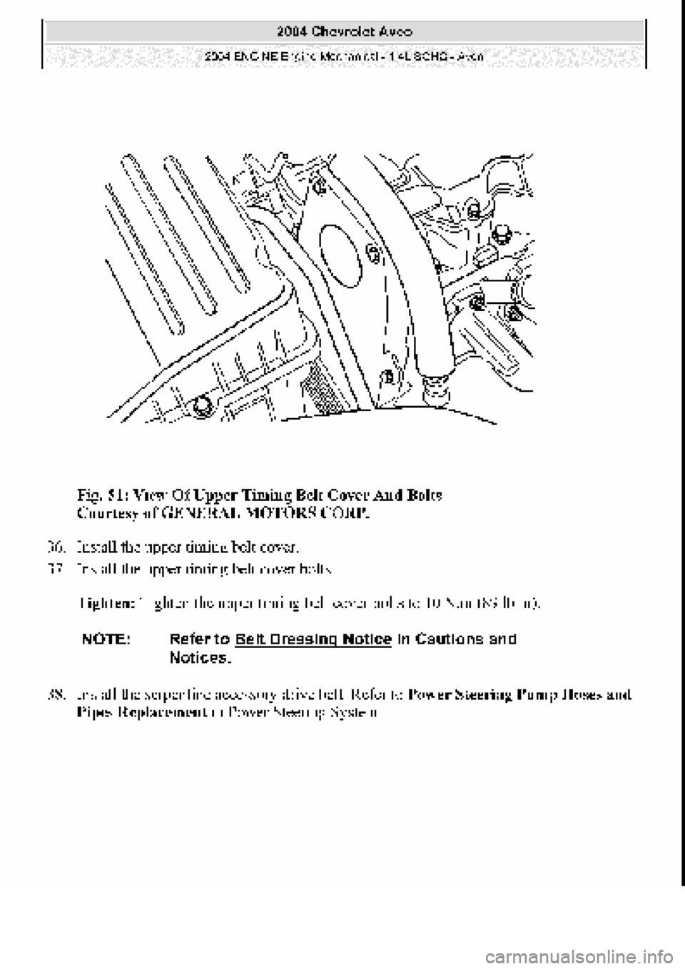 CHEVROLET AVEO 2002 Service Repair Manual CHEVROLET AVEO 2002 Service Repair Manual