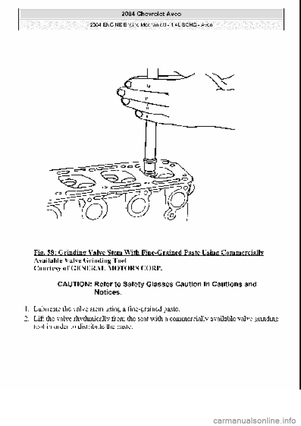 CHEVROLET AVEO 2002 Service Repair Manual CHEVROLET AVEO 2002 Service Repair Manual