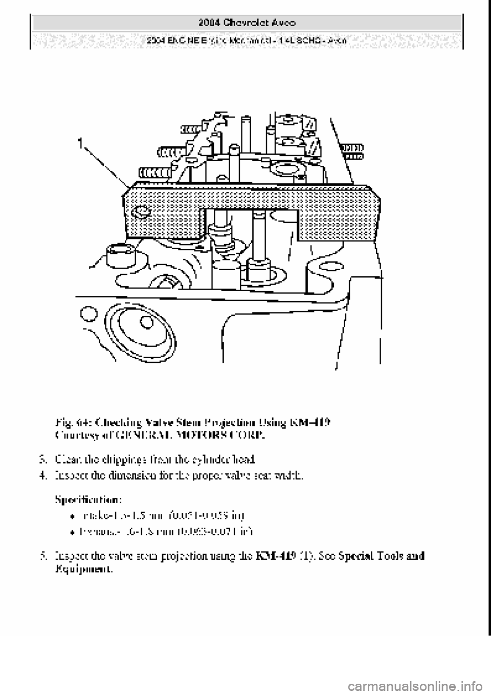 CHEVROLET AVEO 2002 Service Repair Manual CHEVROLET AVEO 2002 Service Repair Manual