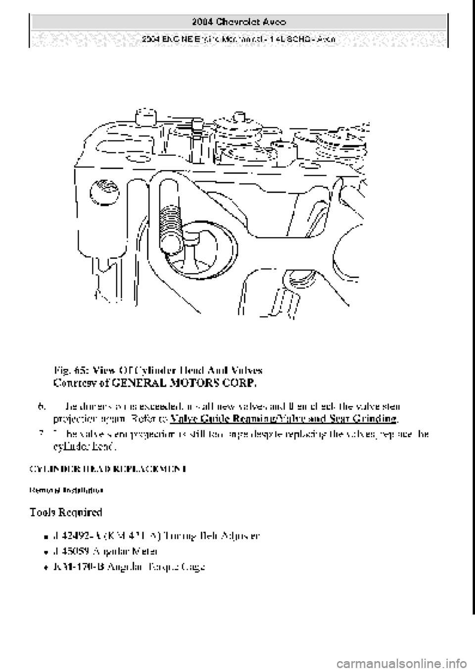 CHEVROLET AVEO 2002 Service Repair Manual CHEVROLET AVEO 2002 Service Repair Manual