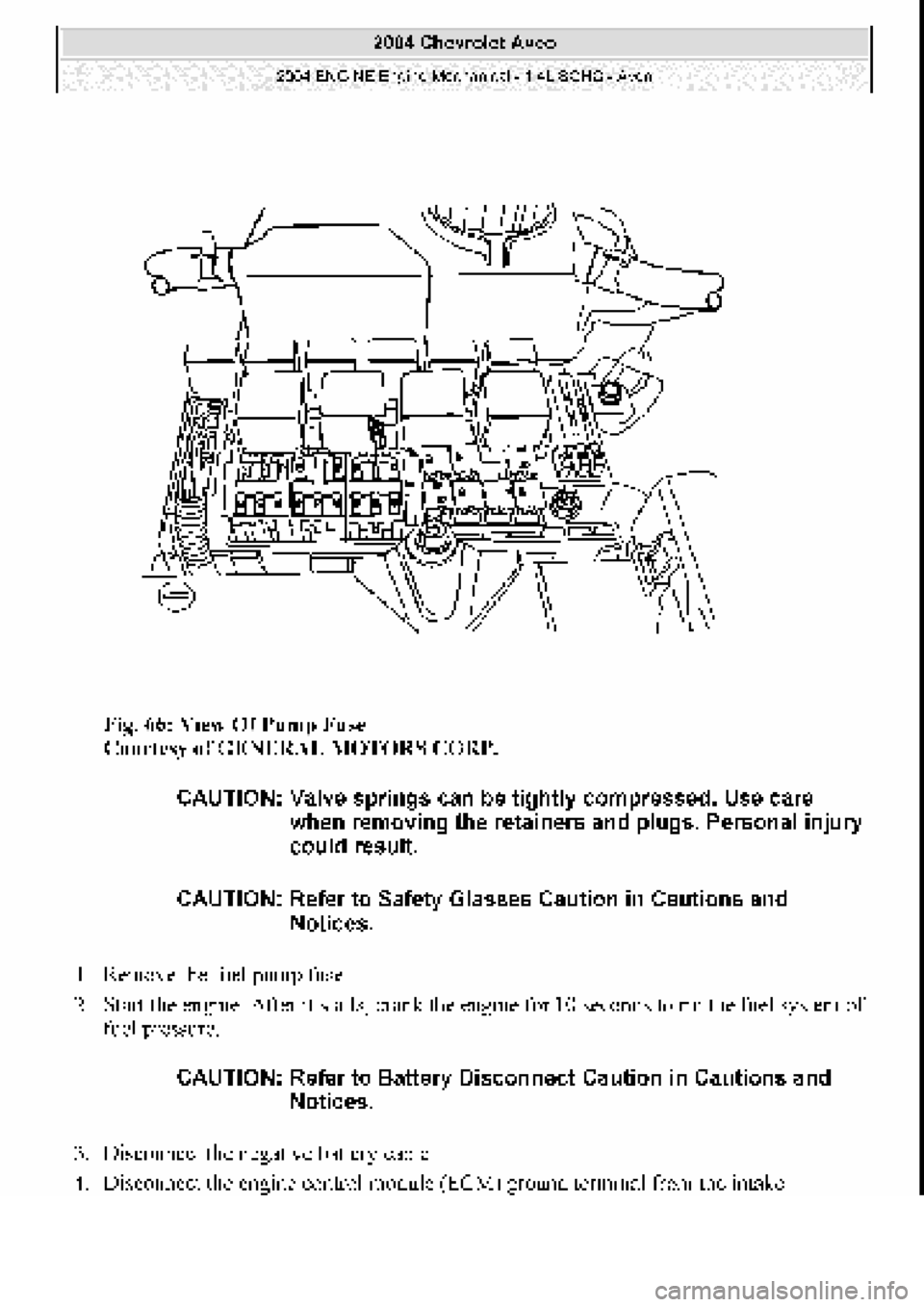 CHEVROLET AVEO 2002 Service Repair Manual CHEVROLET AVEO 2002 Service Repair Manual