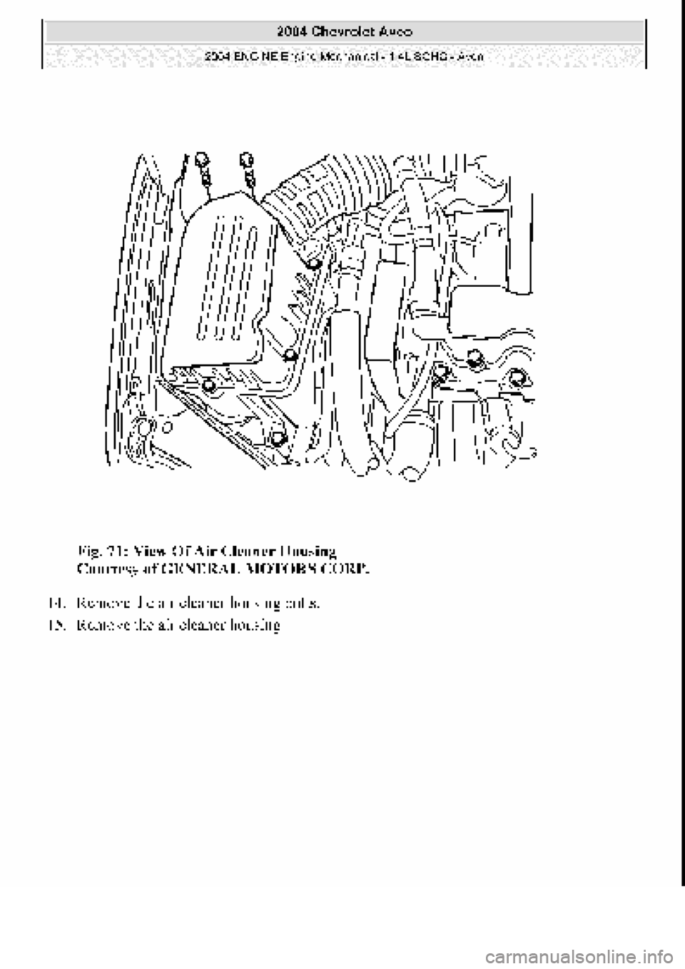 CHEVROLET AVEO 2002 Service Repair Manual CHEVROLET AVEO 2002 Service Repair Manual