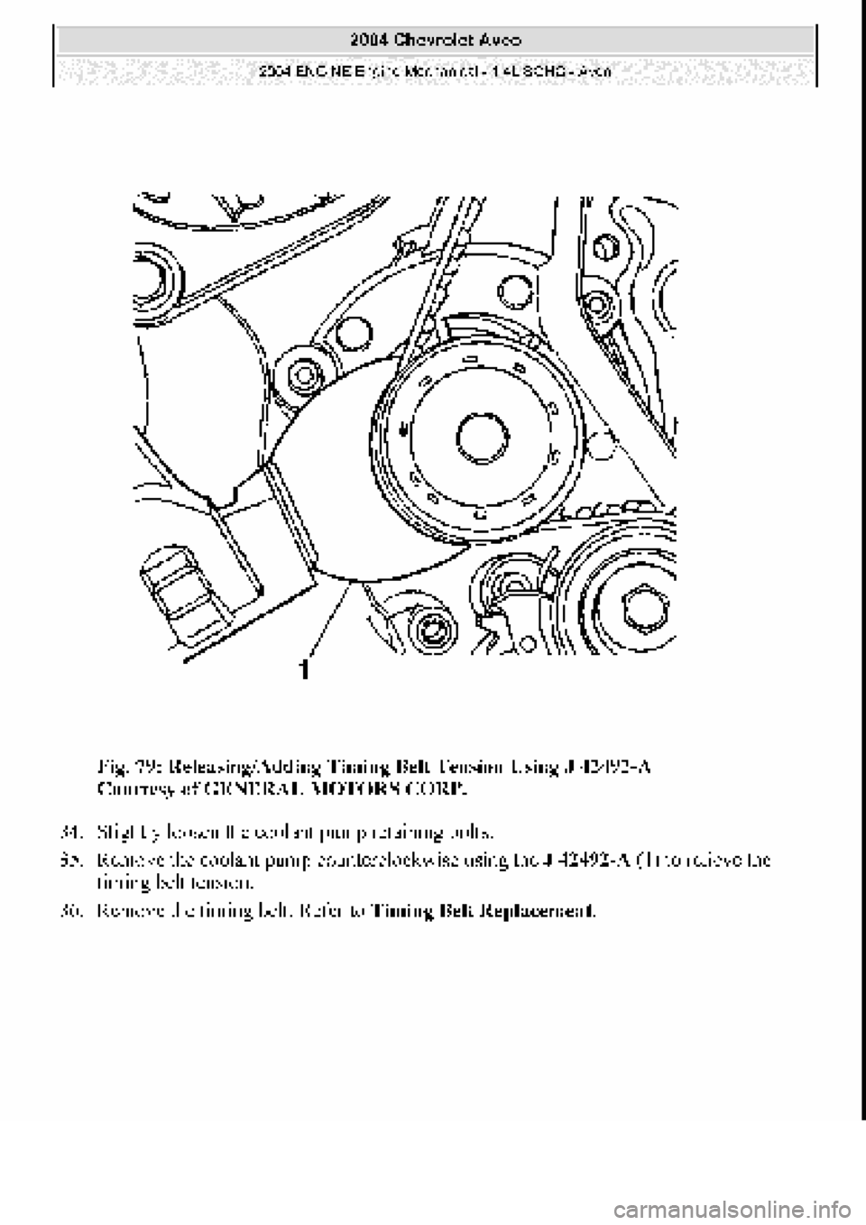 CHEVROLET AVEO 2002 Service Repair Manual CHEVROLET AVEO 2002 Service Repair Manual