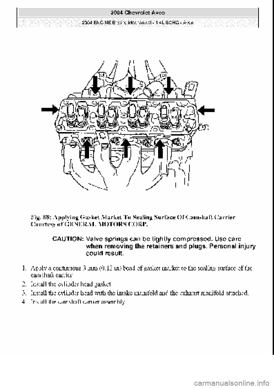 CHEVROLET AVEO 2002 Service Repair Manual CHEVROLET AVEO 2002 Service Repair Manual