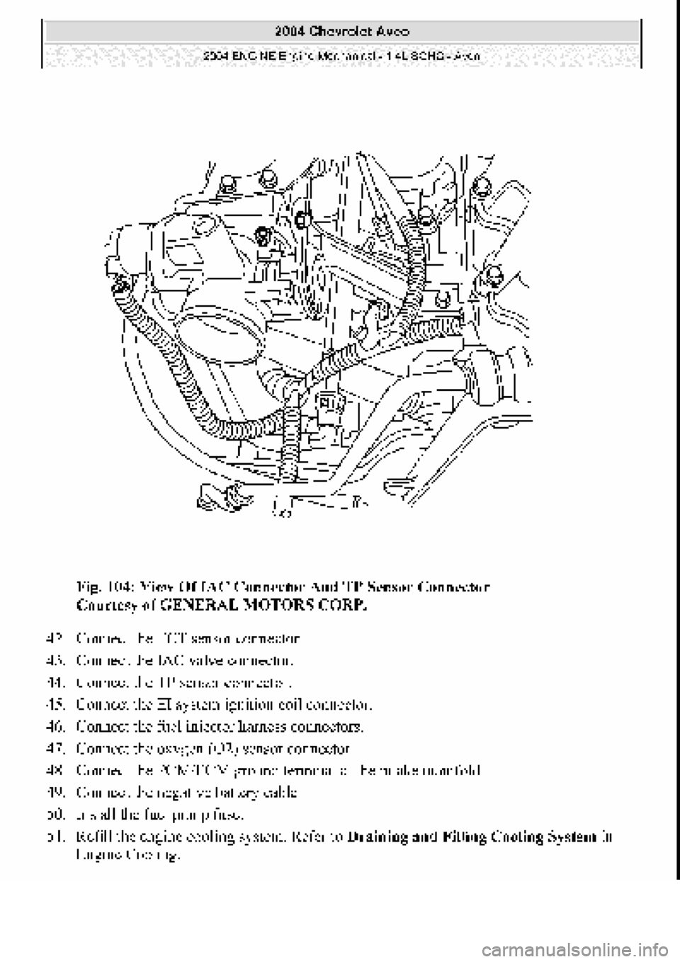 CHEVROLET AVEO 2002 Service Repair Manual CHEVROLET AVEO 2002 Service Repair Manual