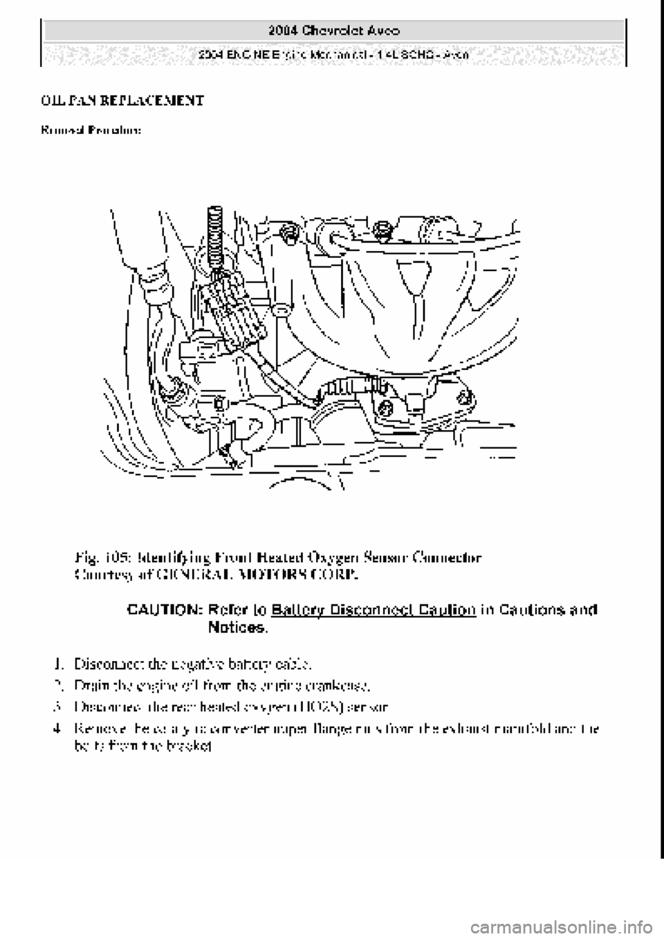 CHEVROLET AVEO 2002 Service Repair Manual CHEVROLET AVEO 2002 Service Repair Manual