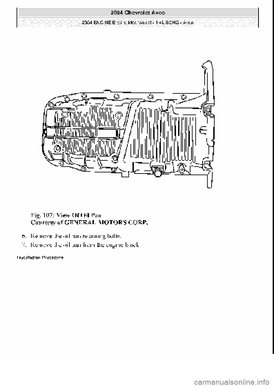 CHEVROLET AVEO 2002 Service Repair Manual CHEVROLET AVEO 2002 Service Repair Manual