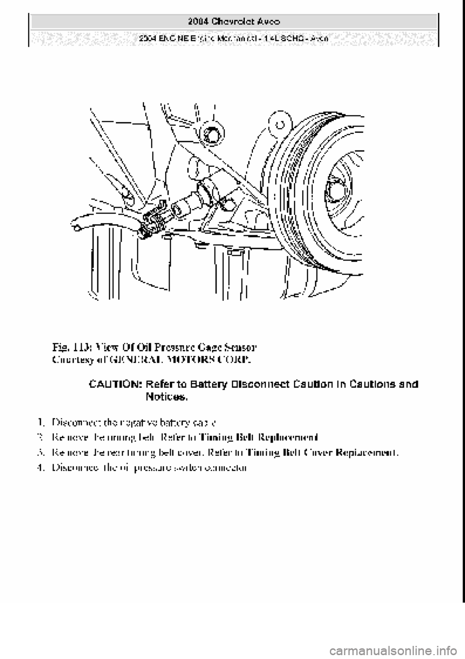 CHEVROLET AVEO 2002 Service Repair Manual CHEVROLET AVEO 2002 Service Repair Manual