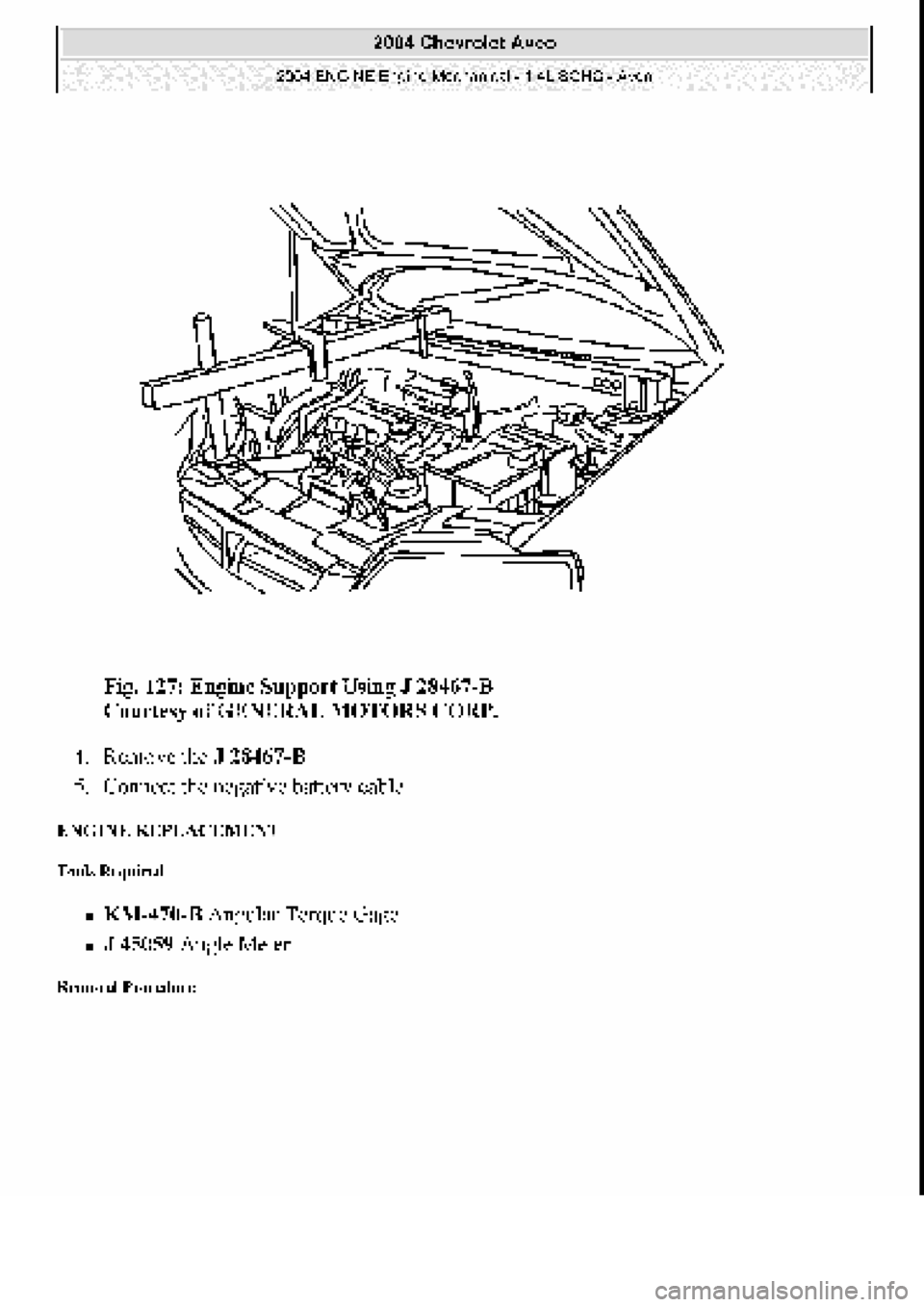 CHEVROLET AVEO 2002 Service Repair Manual CHEVROLET AVEO 2002 Service Repair Manual