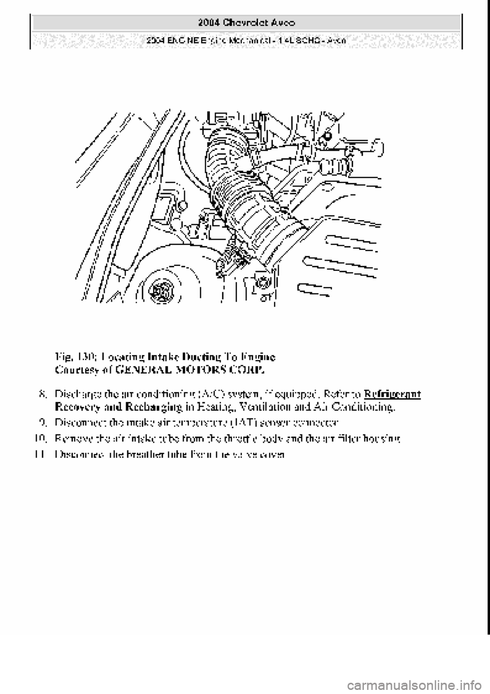 CHEVROLET AVEO 2002 Service Repair Manual CHEVROLET AVEO 2002 Service Repair Manual