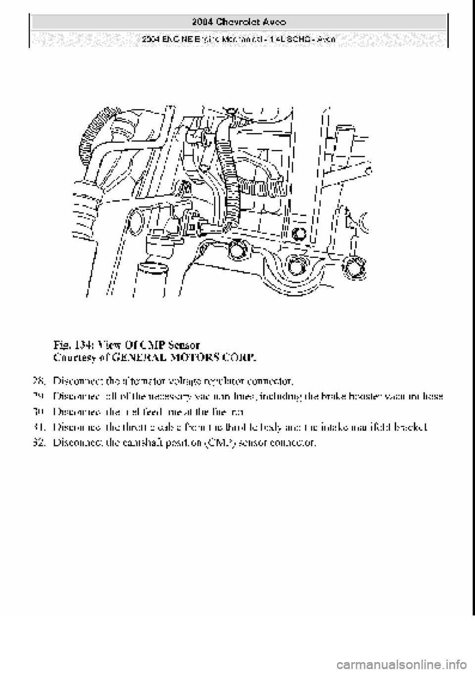 CHEVROLET AVEO 2002 Service Repair Manual CHEVROLET AVEO 2002 Service Repair Manual