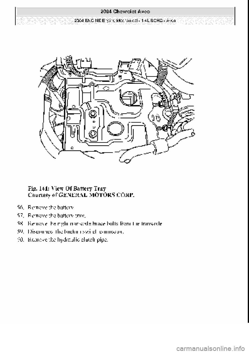 CHEVROLET AVEO 2002 Service Repair Manual CHEVROLET AVEO 2002 Service Repair Manual