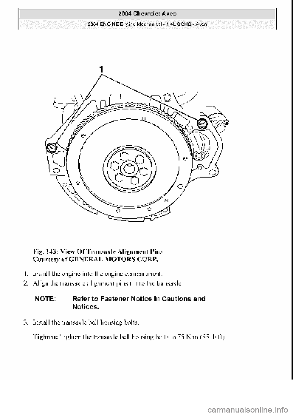 CHEVROLET AVEO 2002 Service Repair Manual CHEVROLET AVEO 2002 Service Repair Manual