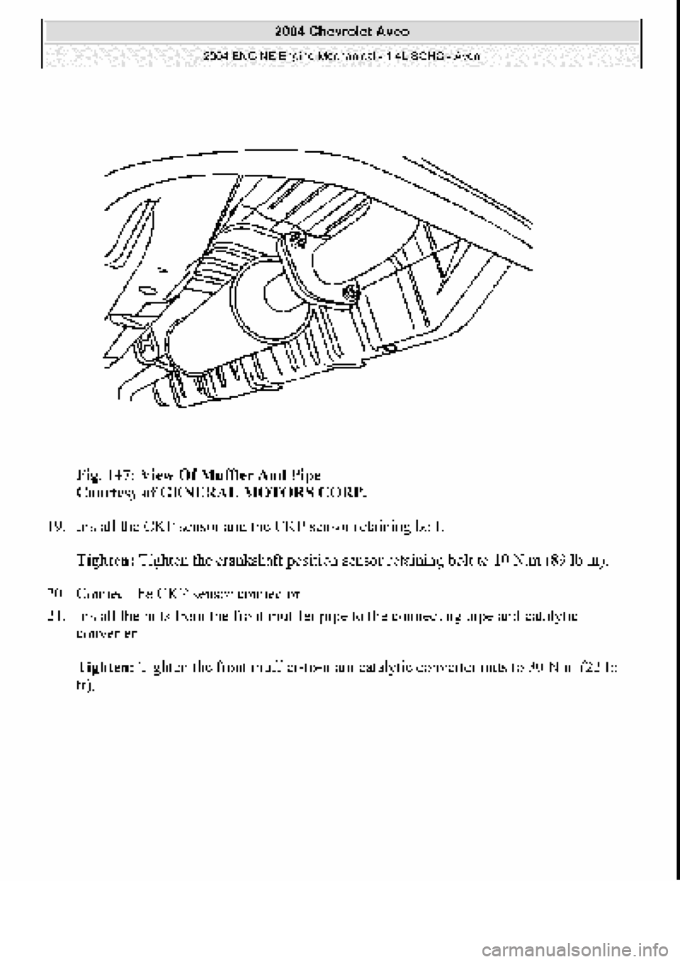 CHEVROLET AVEO 2002 Service Repair Manual CHEVROLET AVEO 2002 Service Repair Manual