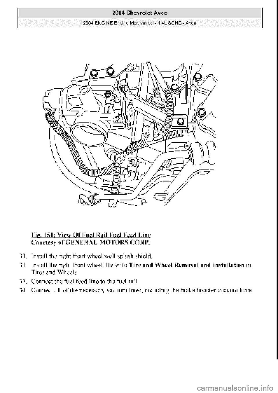 CHEVROLET AVEO 2002 Service Repair Manual CHEVROLET AVEO 2002 Service Repair Manual