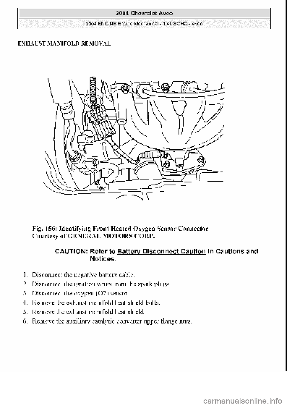 CHEVROLET AVEO 2002 Service Repair Manual CHEVROLET AVEO 2002 Service Repair Manual