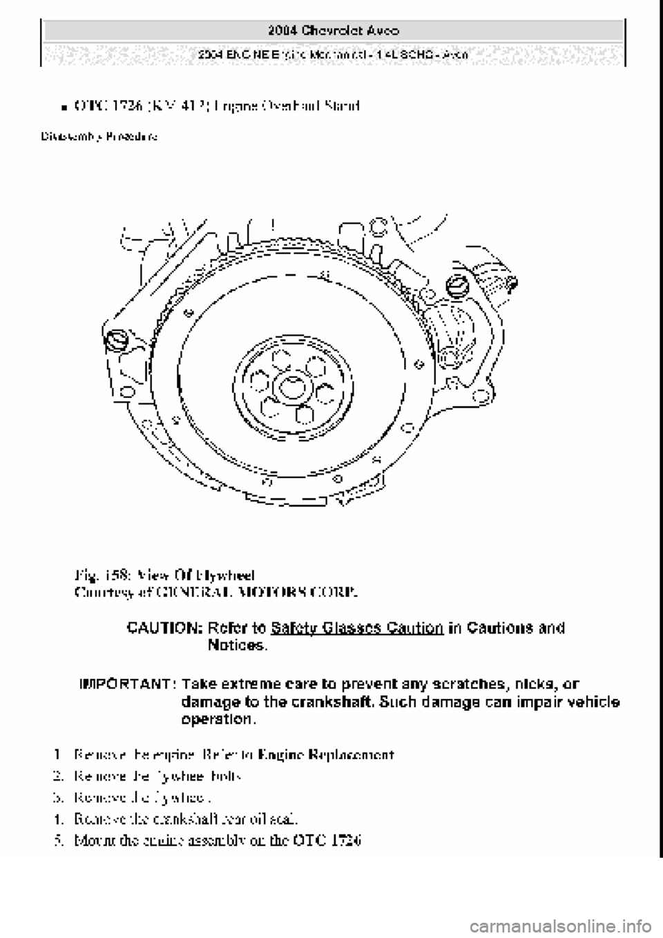CHEVROLET AVEO 2002 Service Repair Manual CHEVROLET AVEO 2002 Service Repair Manual