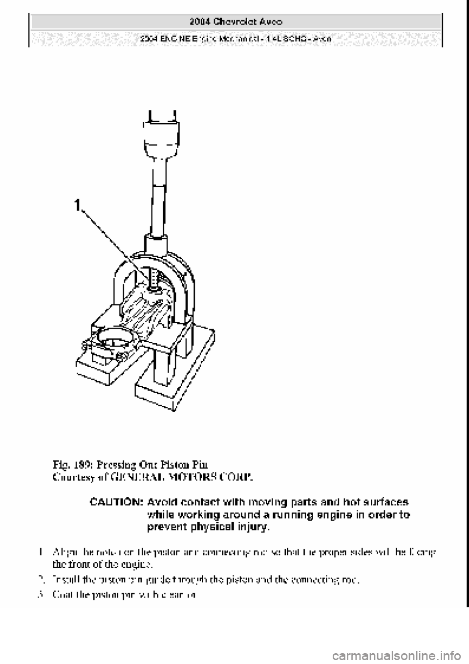 CHEVROLET AVEO 2002 Service Repair Manual CHEVROLET AVEO 2002 Service Repair Manual