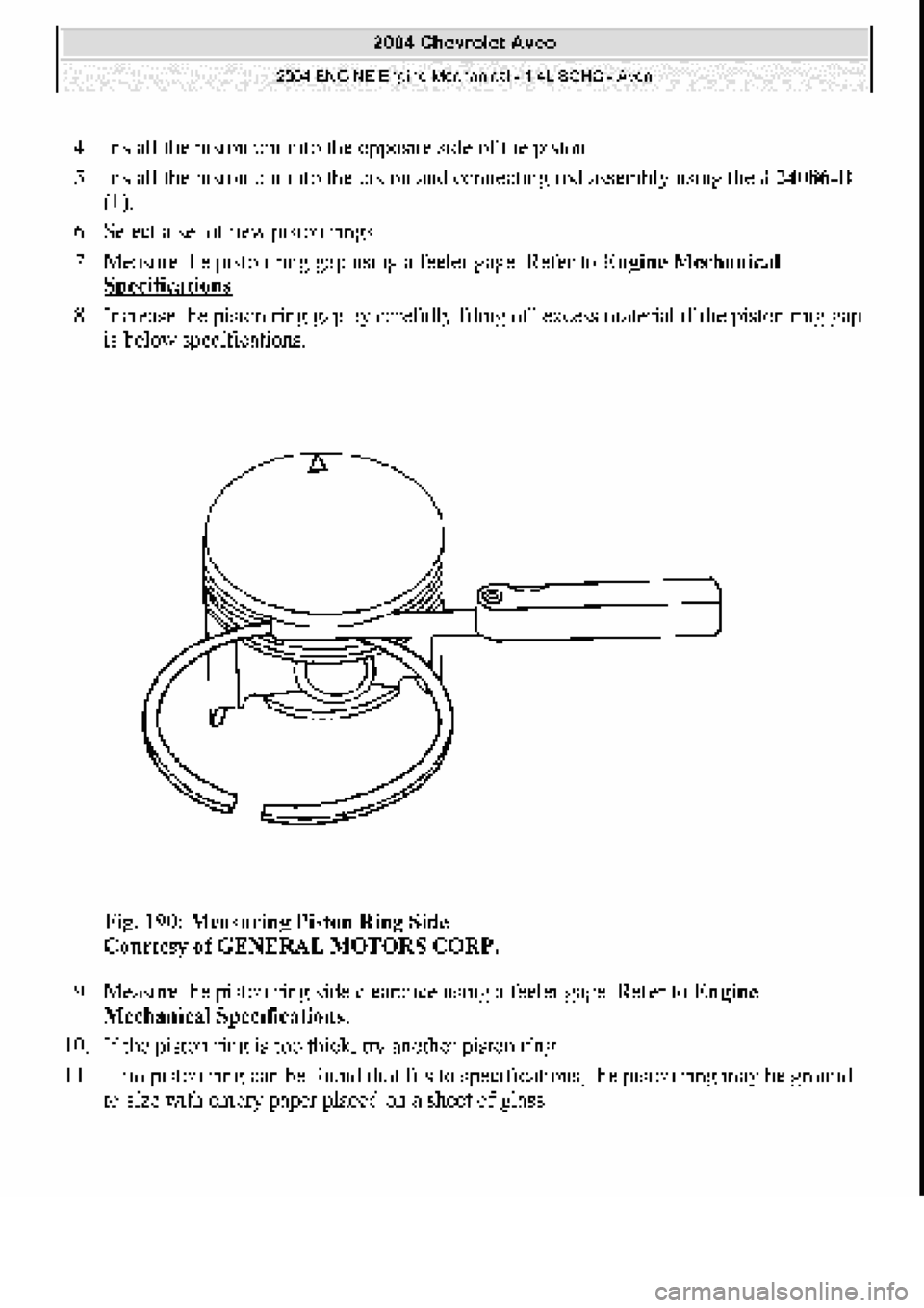 CHEVROLET AVEO 2002 Service Repair Manual CHEVROLET AVEO 2002 Service Repair Manual