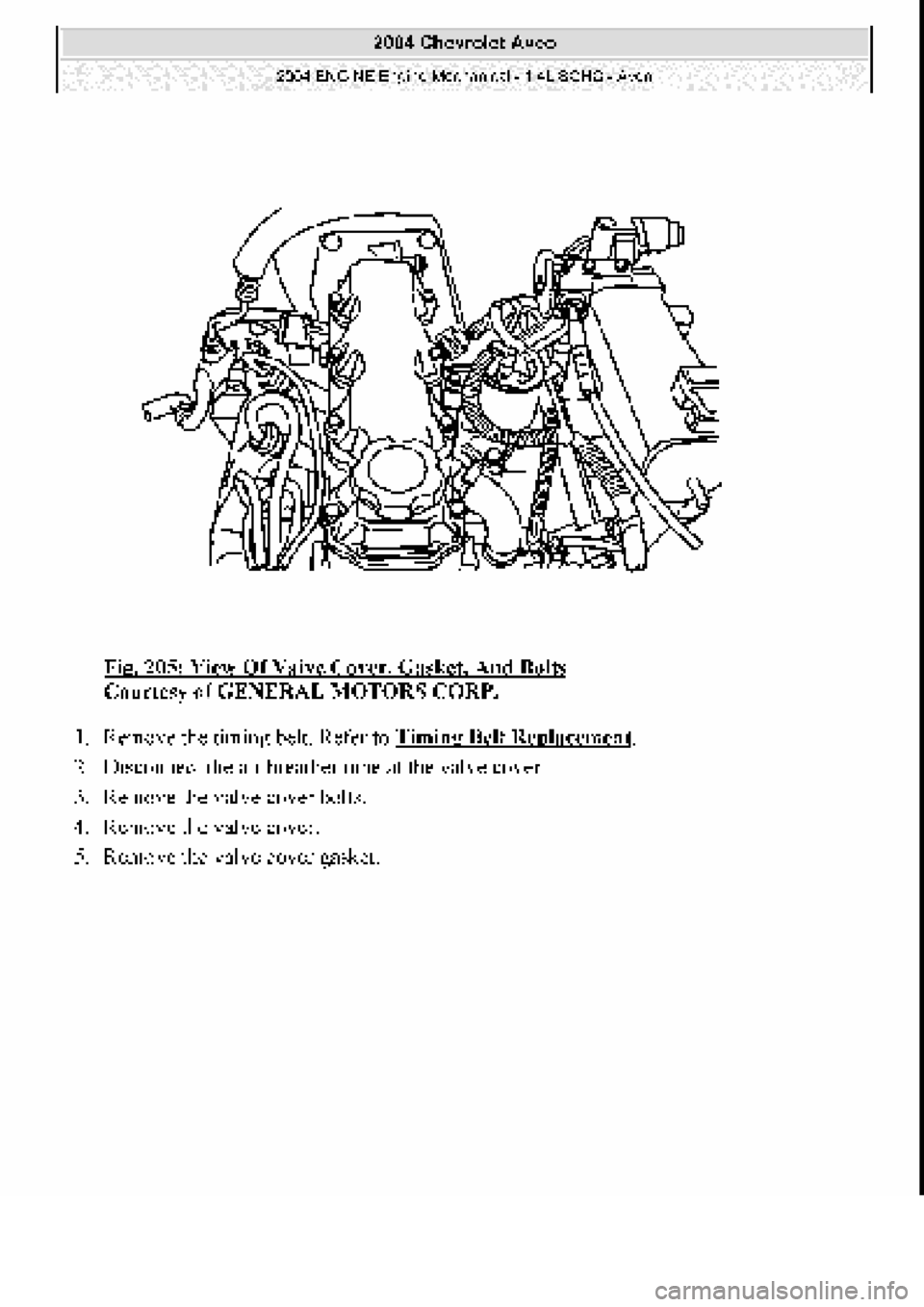 CHEVROLET AVEO 2002 Service Repair Manual CHEVROLET AVEO 2002 Service Repair Manual
