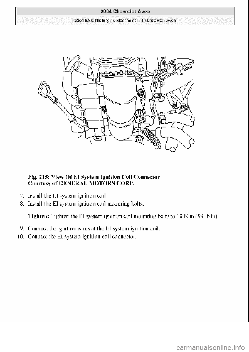 CHEVROLET AVEO 2002 Service Repair Manual CHEVROLET AVEO 2002 Service Repair Manual