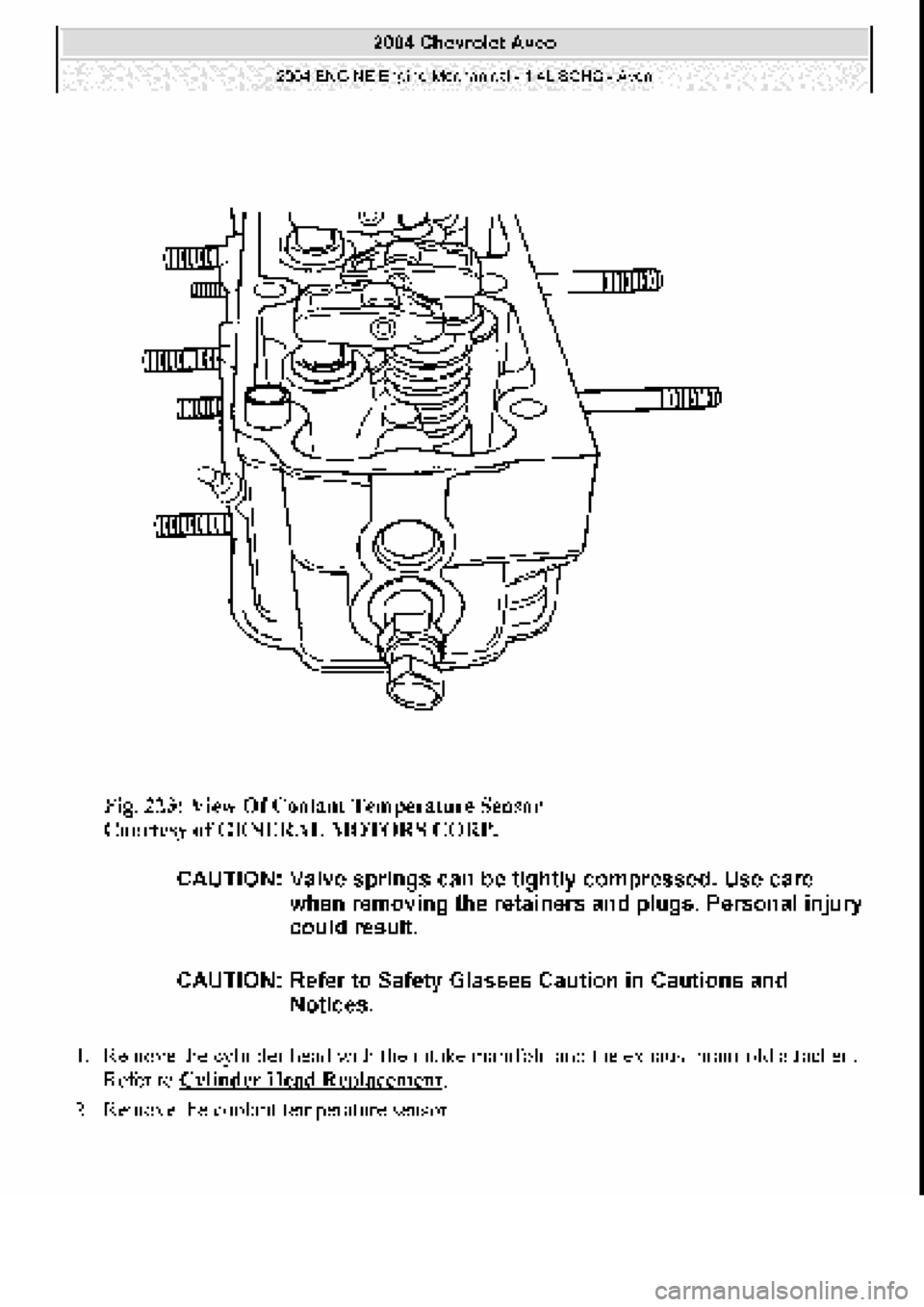 CHEVROLET AVEO 2002 Service Repair Manual CHEVROLET AVEO 2002 Service Repair Manual