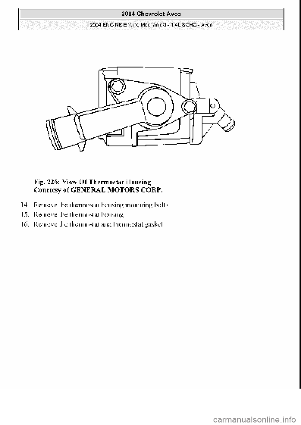 CHEVROLET AVEO 2002 Service Repair Manual CHEVROLET AVEO 2002 Service Repair Manual