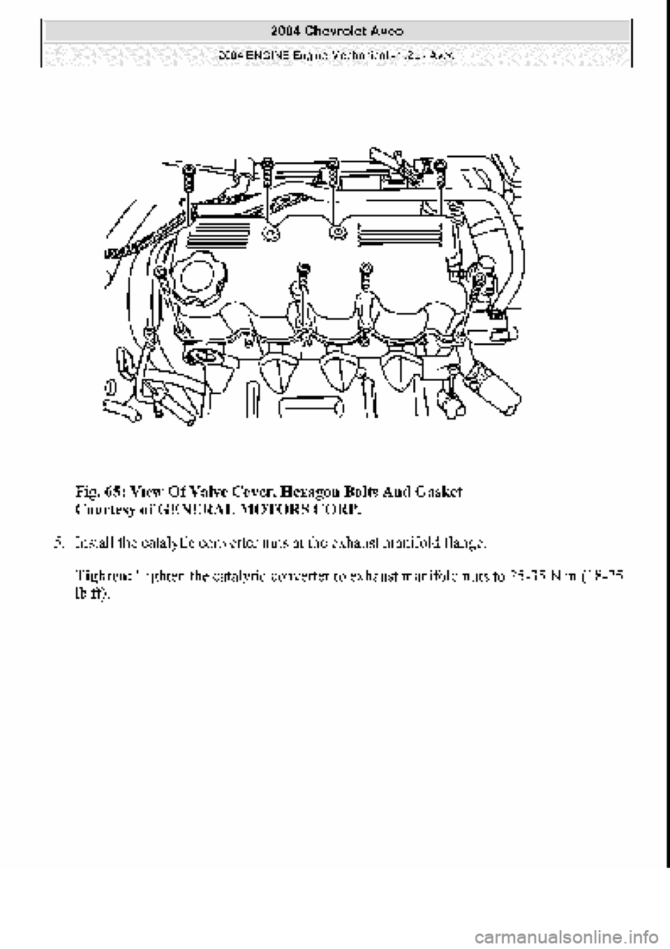 CHEVROLET AVEO 2002 Service Manual Online CHEVROLET AVEO 2002 Service Manual Online