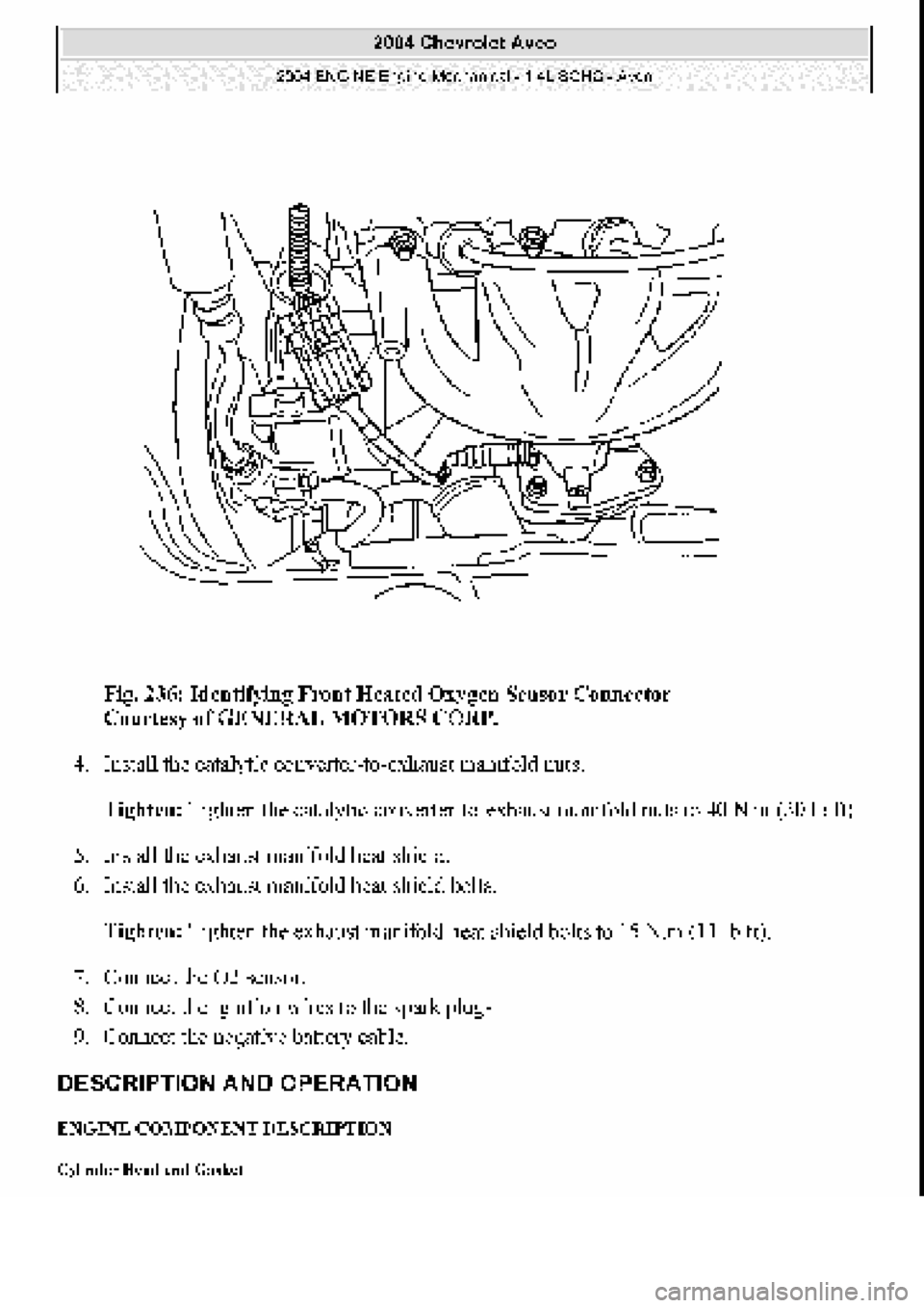 CHEVROLET AVEO 2002 Service Repair Manual CHEVROLET AVEO 2002 Service Repair Manual