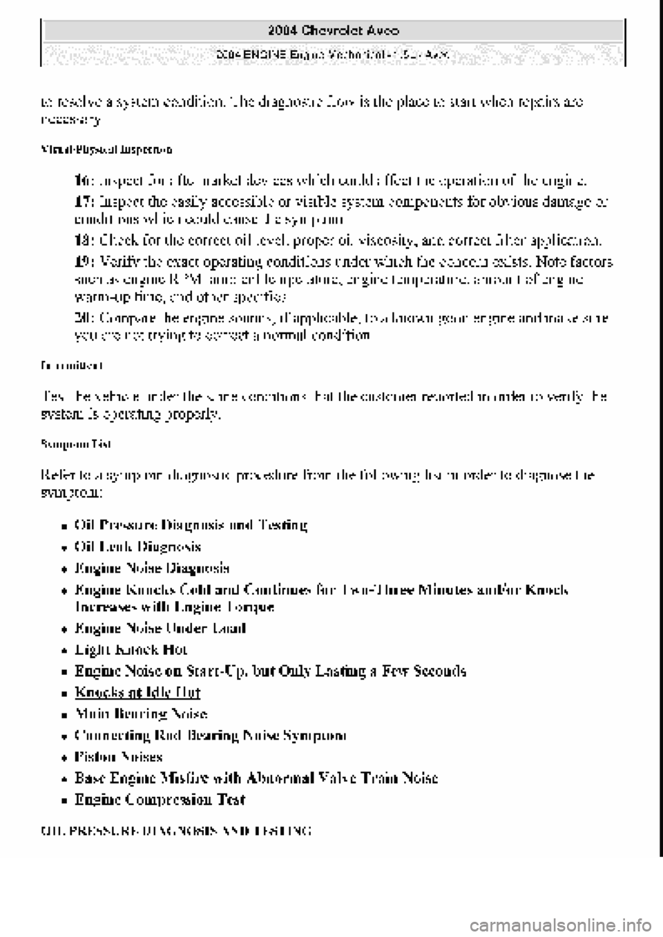 CHEVROLET AVEO 2002 Service Repair Manual CHEVROLET AVEO 2002 Service Repair Manual