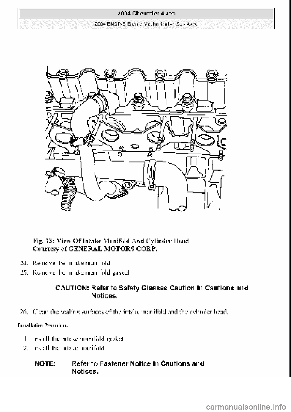 CHEVROLET AVEO 2002 Service Repair Manual CHEVROLET AVEO 2002 Service Repair Manual