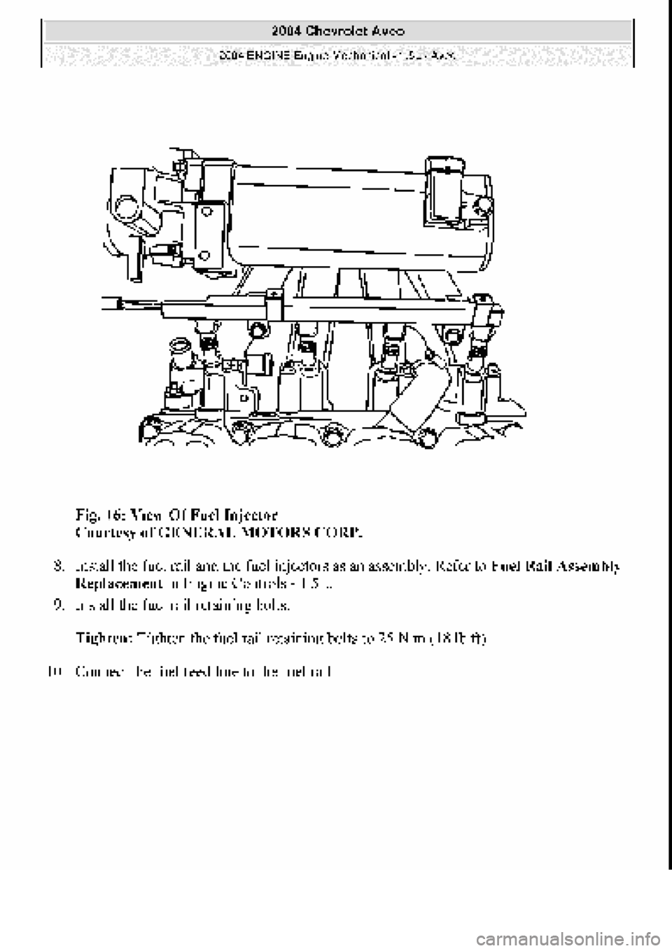 CHEVROLET AVEO 2002 Service Repair Manual CHEVROLET AVEO 2002 Service Repair Manual